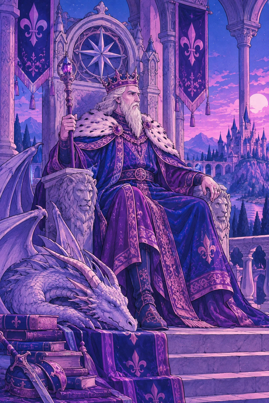The Emperor — original Sonam Zangmo Tarot illustration