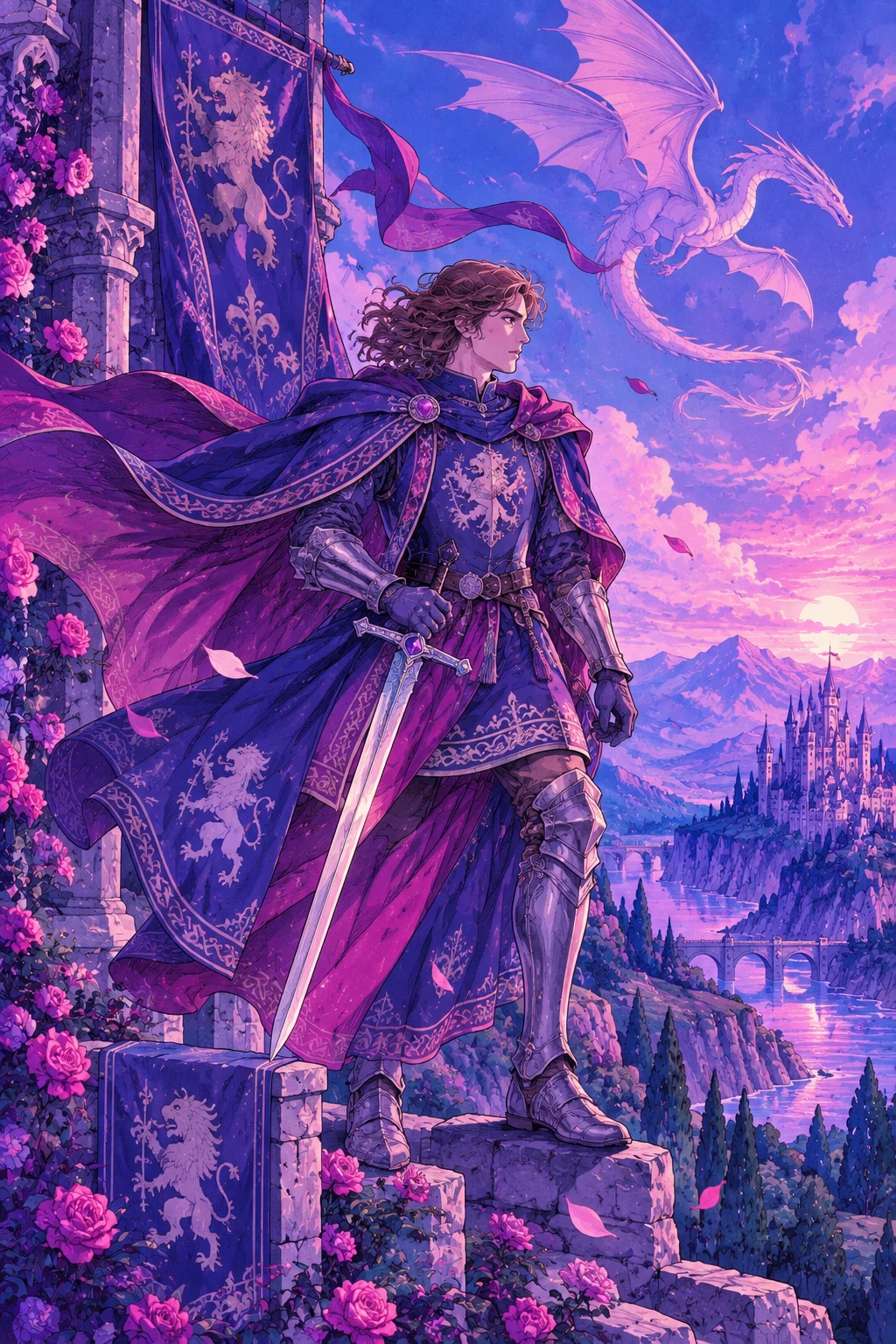 Page of Swords — original Sonam Zangmo Tarot illustration