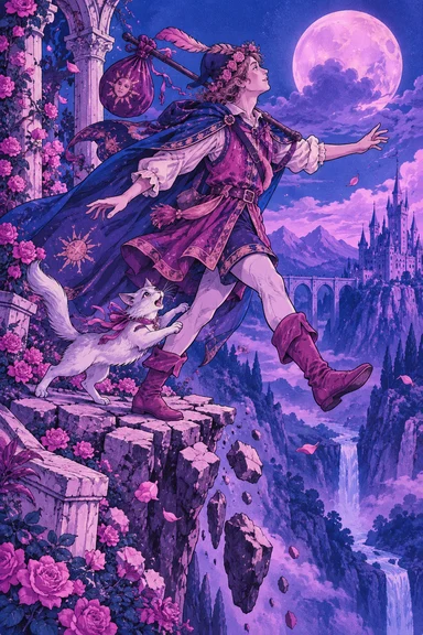 The Fool — Sonam Zangmo Tarot illustration