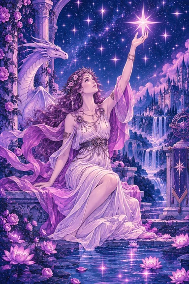 The Star — Sonam Zangmo Tarot illustration