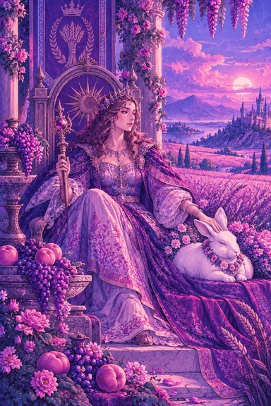 The Empress — Sonam Zangmo Tarot illustration