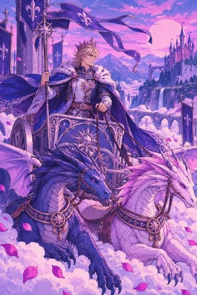 The Chariot — Sonam Zangmo Tarot illustration